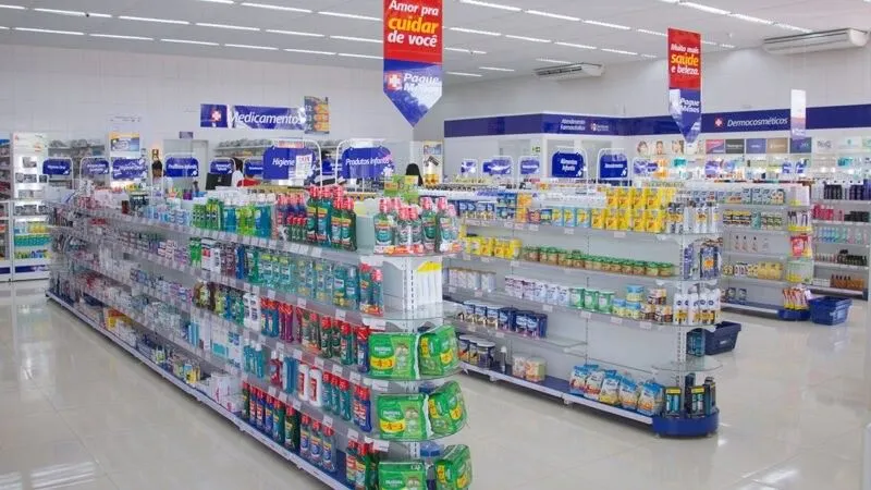 Onde tem farmácia Pague Menos? 1 Variedade de medicamentos e produtos para cuidados pessoais. Imagem: Pague MenosImagem: Pague Menos